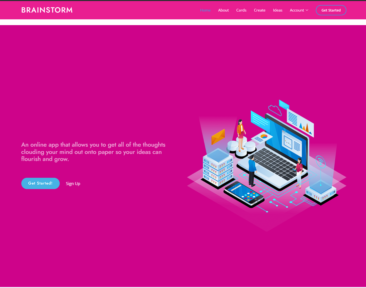 Brainstorm screenshot